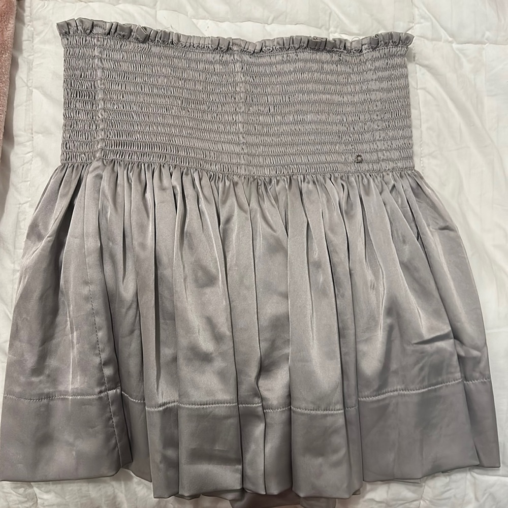 Grey natural life skirt; size small